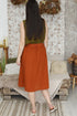 Image 20 of Linen midi skirt with an elastic waist in the back Nela from Baltic Linen